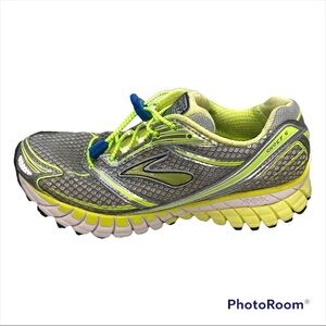 BROOKS GHOST 6 DNA MOGO Women’s Running Shoe Green Gray size 8